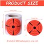 Pinsheng 200 Pièces 3 Pouces Rondes Adhésives Cibles Autocollant Cible Cibles de Tir Autocollants Cibles Adhésives Réactives Aut