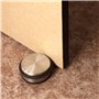 Belle Vous (Lot de 4) Bloc Porte Sol en Acier Inoxydable Chromé - 10cm x 1,20 kg - Stop Porte Antidérapant et Résistant avec Ann