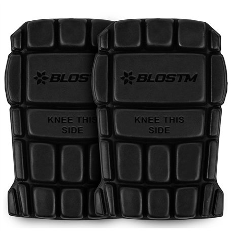 BLOSTM Genouillère Travail de Protection - Paire de Genouillères Professionnelles Flexibles pour Pantalon de Travail
