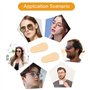 Wisebom 24 Paires Coussinet de Nez en Éponge, Plaquettes de Nez Auto-Adhésives pour Lunettes, Antidérapants Coussinets de Nez à 