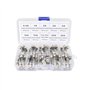 72Pcs 9 Valeurs 6x30mm Fusible en Verre