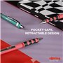rOtring Tikky Lot de 28 crayons et stylos à bille avec recharges 0,7 mm, 0,5 mm