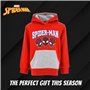 Spiderman Sweat à Capuche pour Garçons, Sweatshirt Textile Doux, Sweat Cadeau pour Enfants, Taille 4 Ans | Rouge