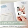 Tiny Trees® Livre de souvenirs pour bébé – My First Year Diary – 51 pages – Cadeau pour fête prénatale – Journal des parents pou