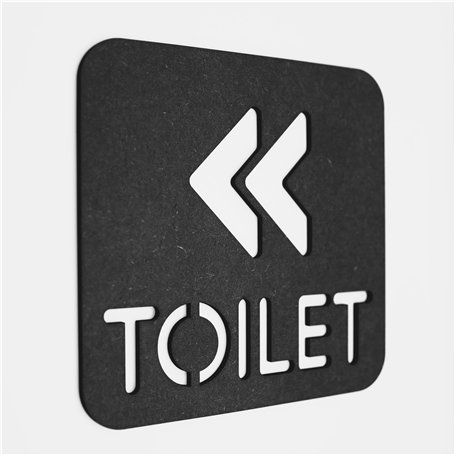 Panneau de direction WC