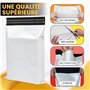 UGIX Enveloppe Plastique Expedition, 100Pcs-4 Tailles Différentes - Autoadhésive Emballage Colis Vetement-Résiste à l’eau et aux