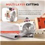 CGOLDENWALL YJ-65 Ciseaux Électrique Tissu Coupe-Tissu Épaisseur de Coupe Maximale 22mm Diamètre Lame 65mm avec Fonction d'Affût
