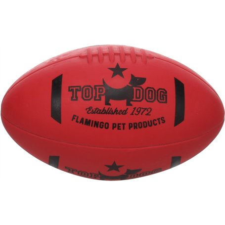 Flamingo Jouet pour Chien Downa Rugby Rouge – 15