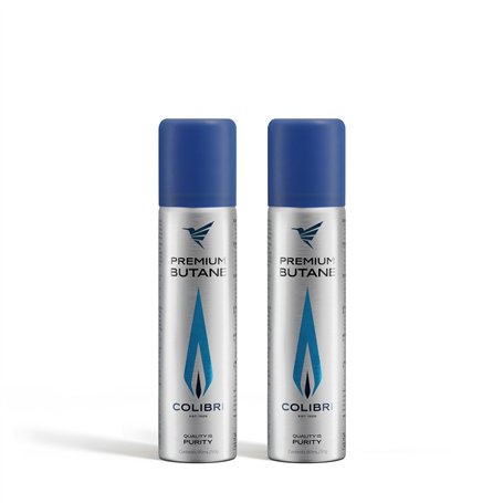 Colibri – Gaz Butane 2 x 90ml pour recharger briquets