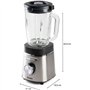 Blender - DOMO - DO740BL - High speed - 1400 W - 1,75 L - Gris