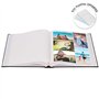 Lot de 2 albums traditionnels jumbo 100 pages pour 500 photos 10x15 - Noir