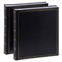 Lot de 2 albums traditionnels jumbo 100 pages pour 500 photos 10x15 - Noir