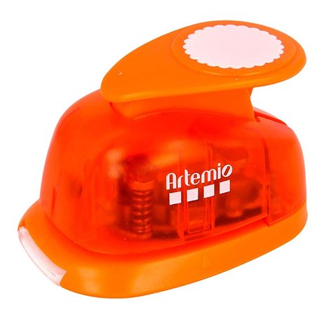 Artemio VIHCP212 Perforatrice à Levier Moyenne Cercle Rosette Plastique Multicolore 8