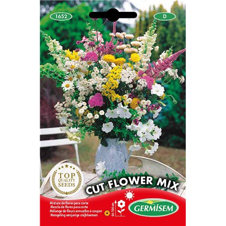 Germisem Cut Graines de Mélange de Fleurs 10 g EC1652 Multicolore