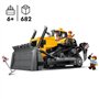 LEGO City 60466 Le Bulldozer Jaune - Jeu de construction pour garçon ou fille des 8 ans