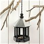 Mangeoire pour oiseaux avec toit en zinc
