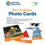Learning Resources Cartes Photos pour Les Bases du vocabulaire