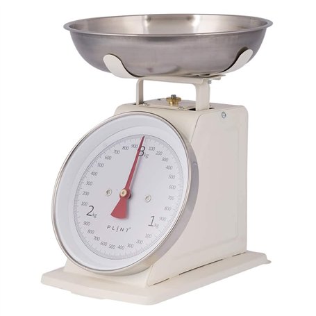 PLINT New 3KG Traditional Weighing Cuisine échelle avec bol en acier inoxydable