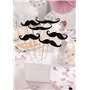 Accessoires Photo Booth Moustache 24 cm 6 pièces pour Photos