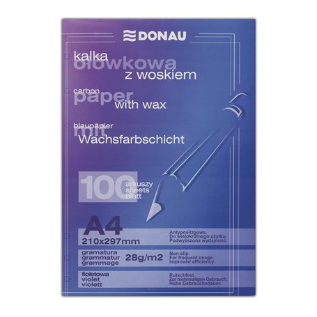 Danube 1923100pl Cire de 23 Bleu Papier/Papier autocopiant duplicata avec couche de couleur