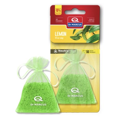 Désodorisant Pour Voiture Dr Marcus Fresh Bag Citron Parfum Pochette