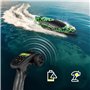 OVERMAX X-Surge Bateau de Course RC Télécommandé avec Lumière LED 35 km/h 1200 mAh Batteries 30 Min d'amusement Vitesse Réglable