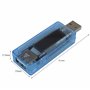 Retoo Testeur multimètre USB multifonction avec affichage LCD, 4 V – 20 V, tension numérique, voltmètre, ampèremètre, capacité d
