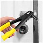 Retoo Pince à riveter aveugle robuste avec poignée ergonomique pour rivets aveugles en acier - Pince à riveter manuelle pour riv