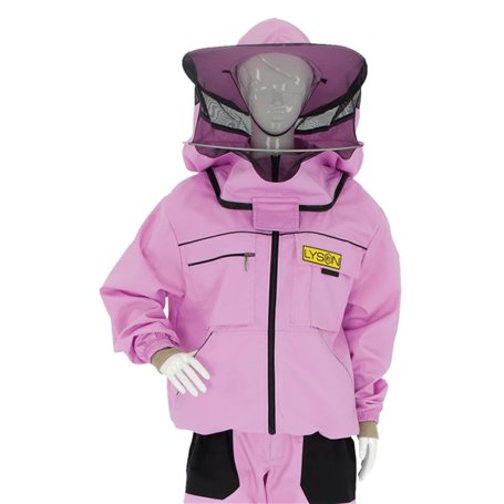 LYSON Blouson d'apiculture avec chapeau blouse de protection contre les moustiques et les insectes Style sportif - Vêtement d'ap