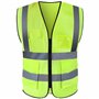 Retoo Gilet de sécurité réfléchissant pour voiture - Gilet de sécurité jaune - Gilet de sécurité pour adulte