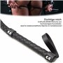 Fouet Sexy Érotique 85cm en Cuir Artificiel Jouet Cravache Sexy Érotique Martinet pour Chien Sexuel Flexible et Stable Fouet BDS