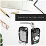 AWPARTS - Coque de clé de voiture - Coque de clé de voiture - Coque de clé de voiture compatible avec Citroën C3 C4 C5 Berlingo