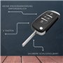 AWPARTS - Coque de clé de voiture - Coque de clé de voiture - Coque de clé de voiture compatible avec Citroën C3 C4 C5 Berlingo