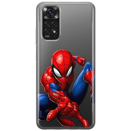 ERT GROUP Coque de téléphone Portable pour Xiaomi REDMI Note 11 4G/ 11S 4G Original et sous Licence Officielle Marvel Motif Spid