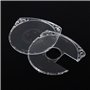 Meijunter 10 pièces Umd Boîtier de Coque de Disque de Jeu, Boîtiers de Rangement à Coque Transparente de Remplacement Compatible