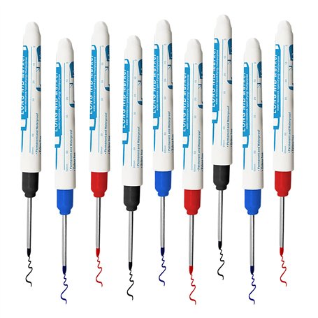 Lot de 9 marqueurs pour trous de perçage