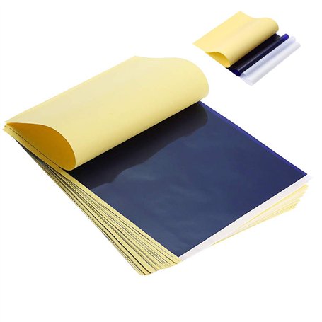 Lot de 50 feuilles de transfert thermique pour tatouages et arts compatibles avec les imprimantes 30 x 21 cm