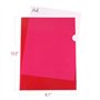 Chemises Plastique A4,Couverture de Fichier 20 Pack A4 Cut Flush Folders Transparent Pochette Porte Document Dossier Pochette po