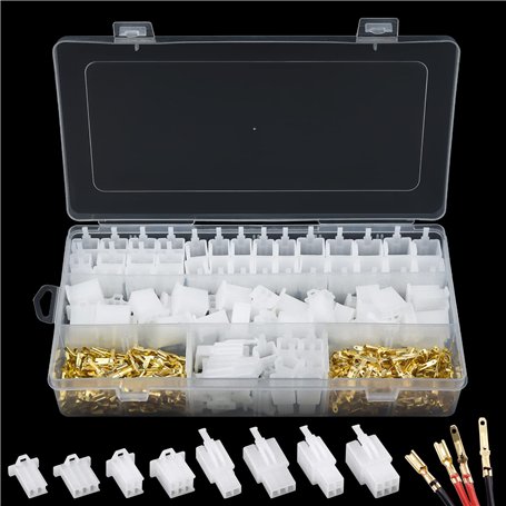 ADNEWX 380 Pcs 2.8mm Automobile Connecteur Kit
