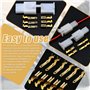 ADNEWX 380 Pcs 2.8mm Automobile Connecteur Kit, 2 3 4 6 Broches de Connecteur Electrique Fil pour Moto, Voiture, Camion, Scooter