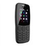 Nokia 106 unlocked 4GB Dual Sim 2018 Gris Foncé avec Lampe Torche LED Radio FM Grand Bouton Téléphone