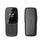 Nokia 106 unlocked 4GB Dual Sim 2018 Gris Foncé avec Lampe Torche LED Radio FM Grand Bouton Téléphone