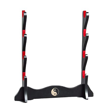 Z-fiber Porte-épée Japonais rembourré Katana Stand Samurai Display Rack Support All Tanto Sword Tai Chi