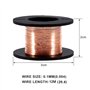 5pcs 0.1mm Fils Émaillés en Cuivre 15m Fil de Bobinage en Cuivre Fil de Réparation Émaillé pour Inductances de Transformateurs