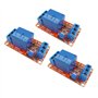 Aihasd 3 pièces 1 canal 5V Module de relais avec optocoupleur Déclenchement de niveau haut/bas Module relais Module de commutati