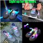 Probuk 1 Paires Lacets Lumineux Led Lacets 120cm Brillants, Lacets en Nylon, Etanches Led Lacets, Accessoire Fluorescent Soirée 
