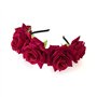 JZK Bandeau pour cheveux en forme de couronne de fleurs