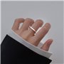 Bague Ouverte D'Indexbague en argent