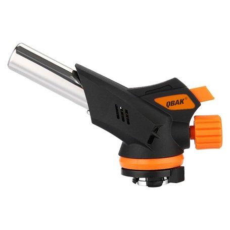 Space Home Qback - Tête de Chalumeau à Gaz avec Adaptateur - Chalumeau de Cuisine - Briquet - Ø 22 mm - Design 1