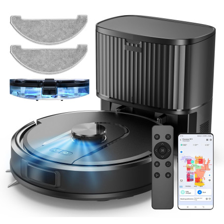 Vexilar Robot Aspirateur Laveur 5000Pa